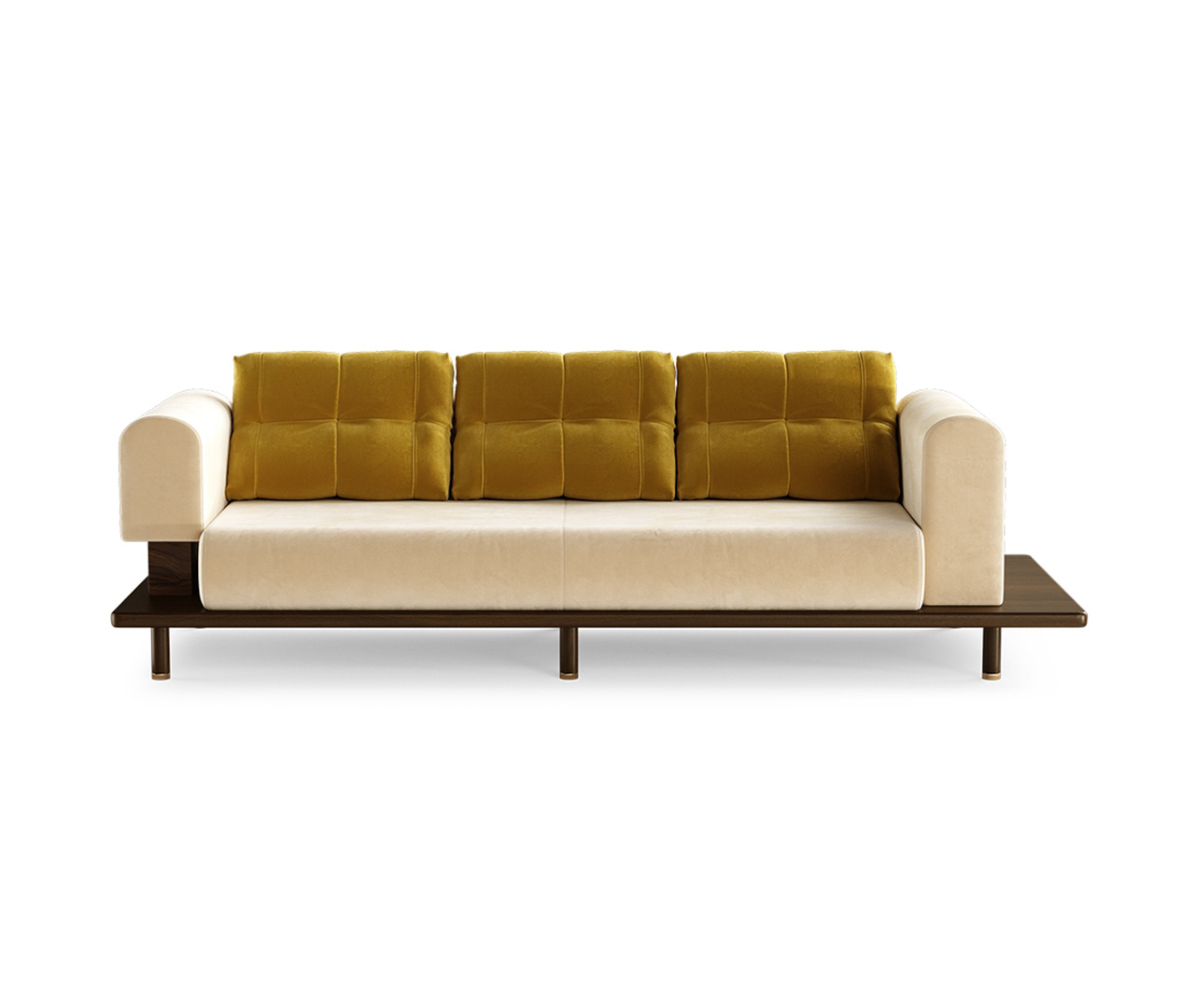 Wooden Base Sofa