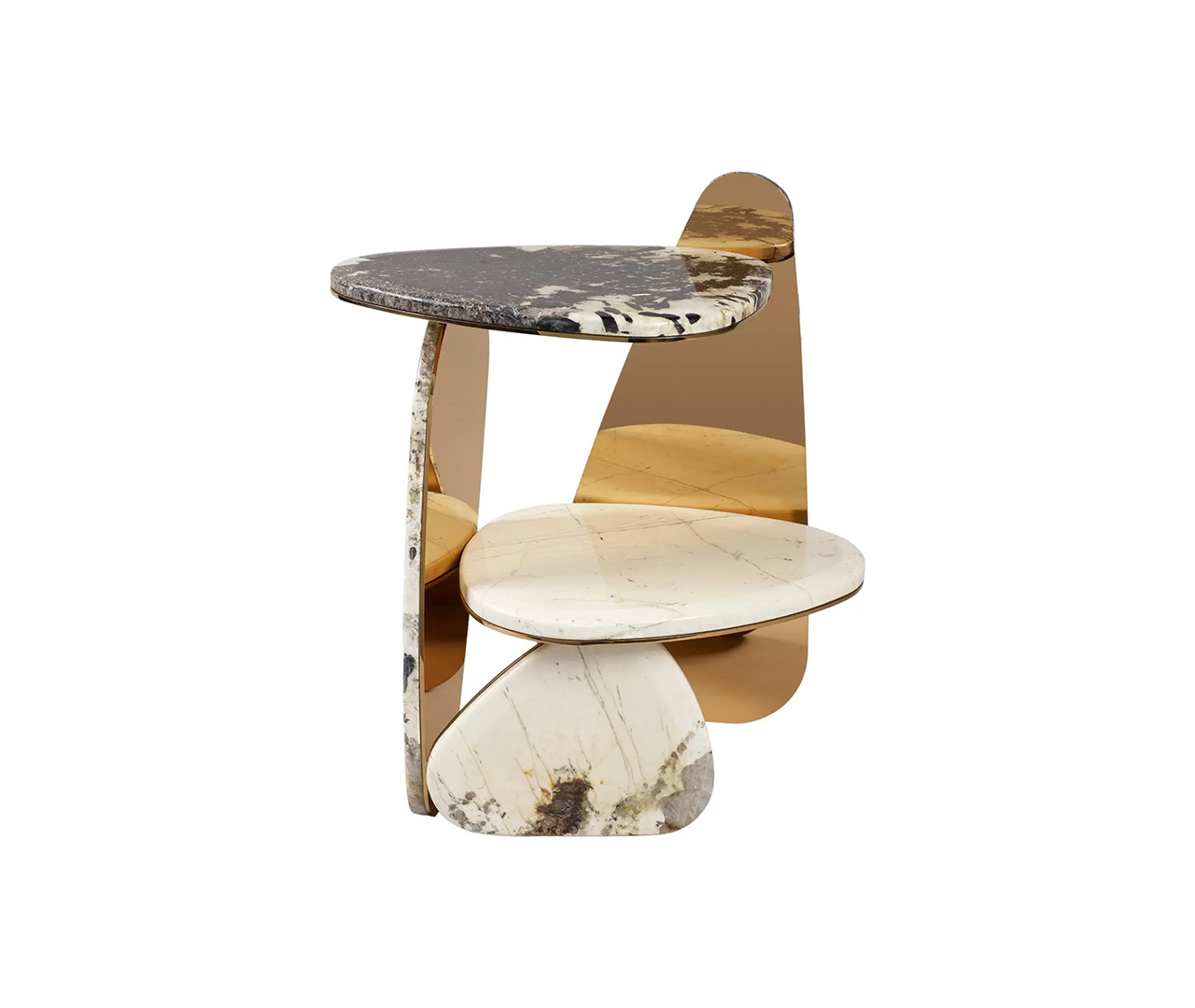 Quartz Sculpture Side Table