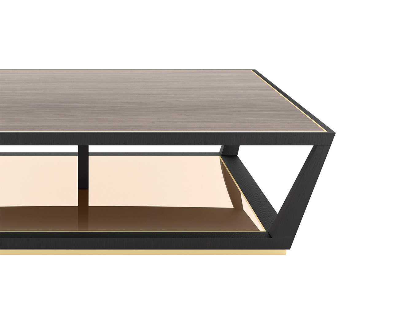 Bold Reflective Coffee Table