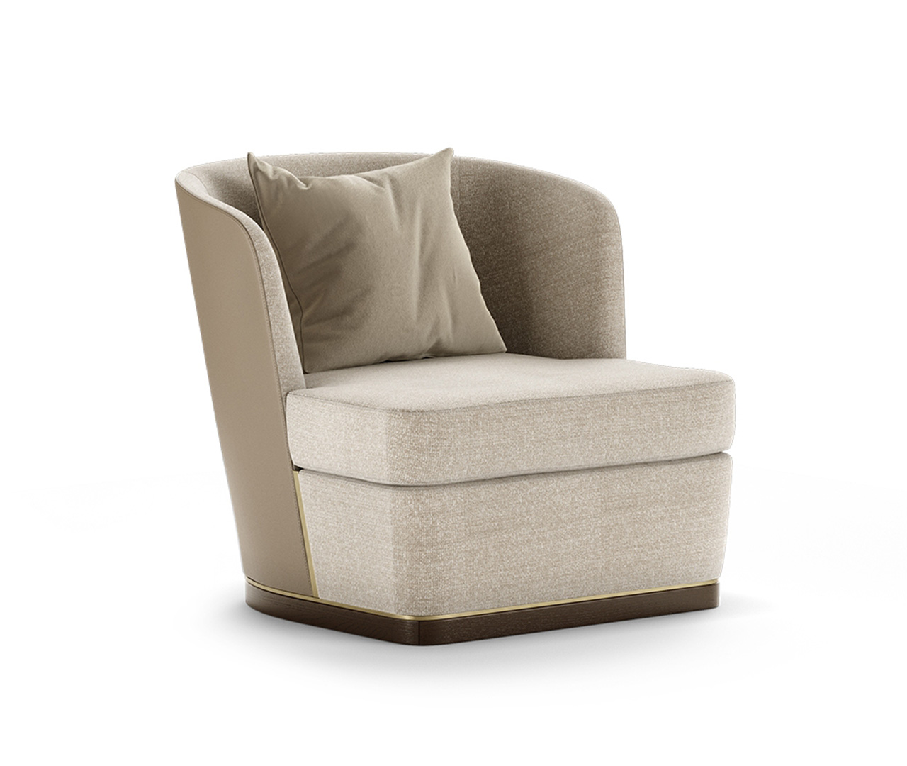 Bold CurvaLeather Armchair