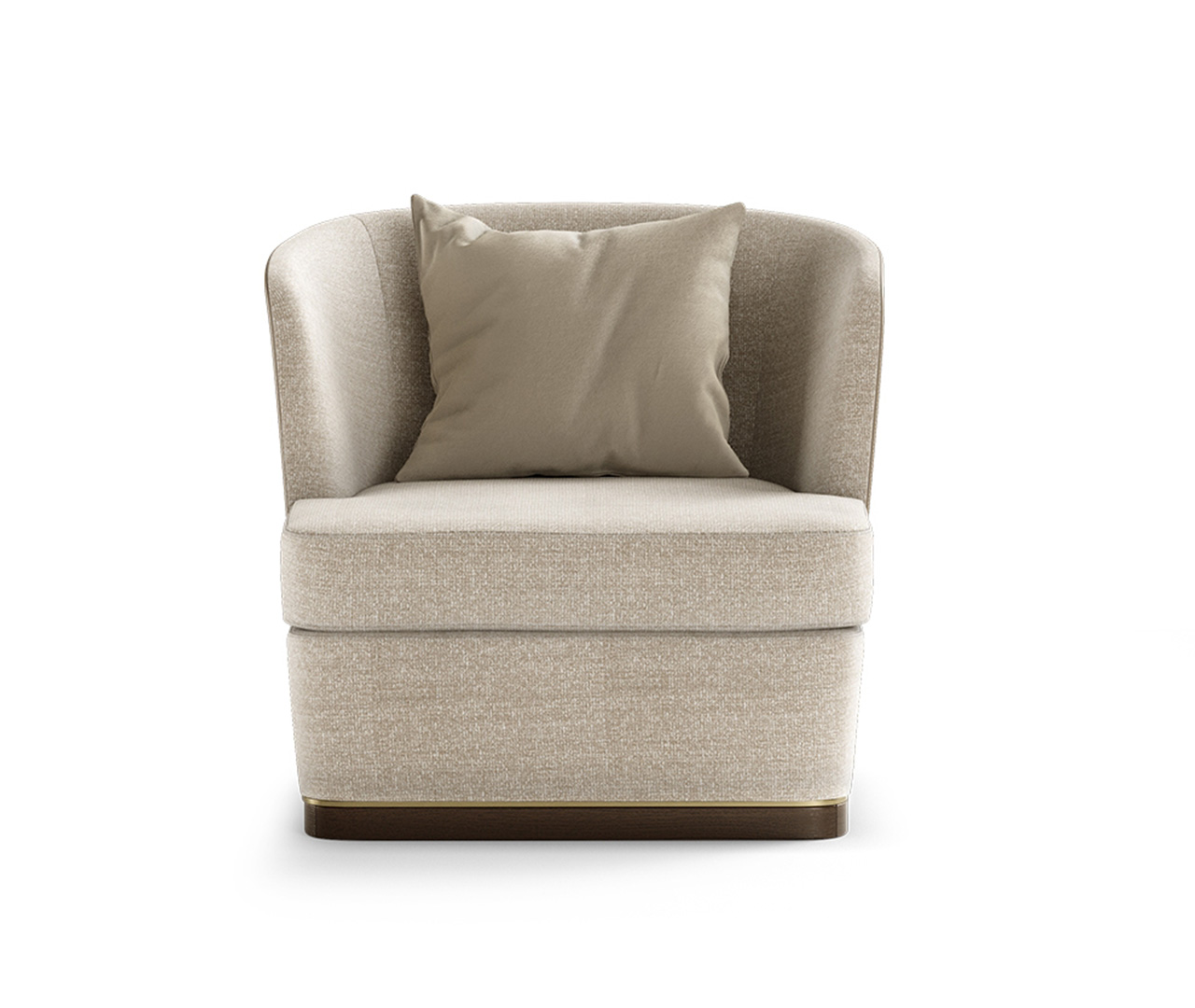 Bold CurvaLeather Armchair