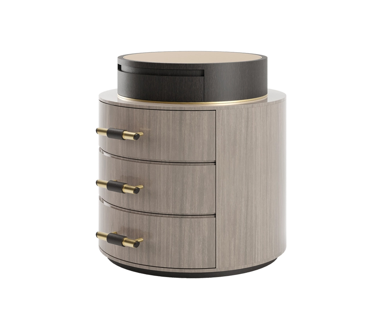 Bold Modern 3-Drawer Bedside