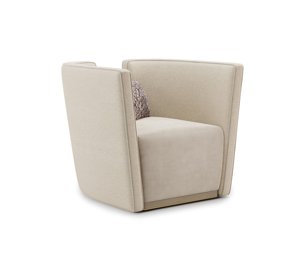 Bold Wrap-Around Armchair