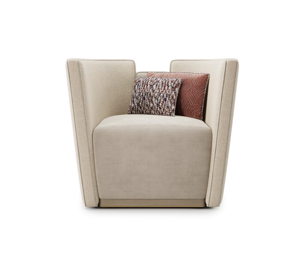 Bold Wrap-Around Armchair