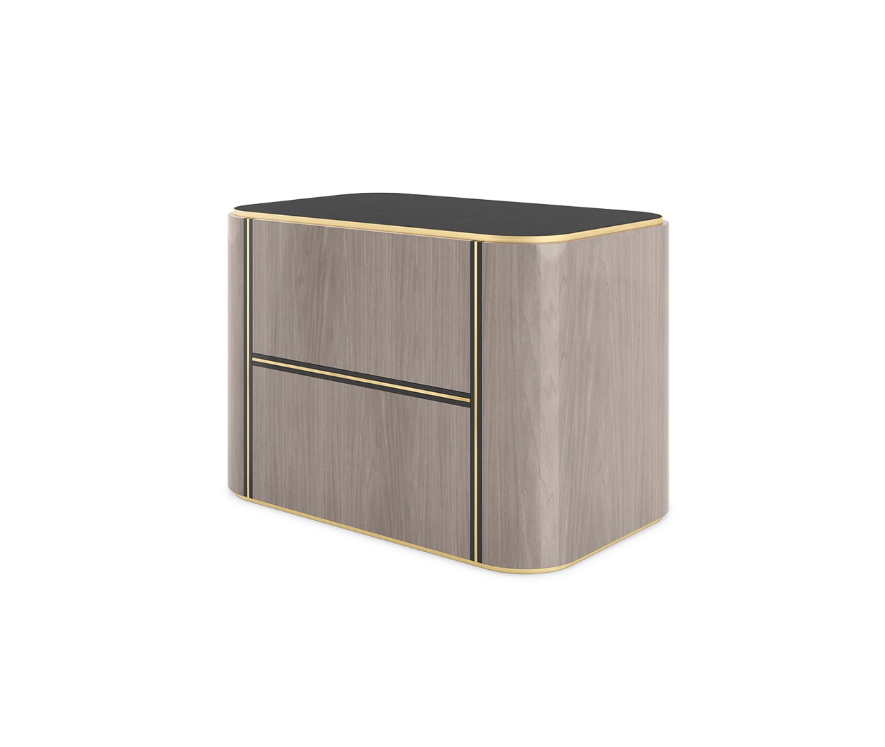 Bold Grey Bedside Table