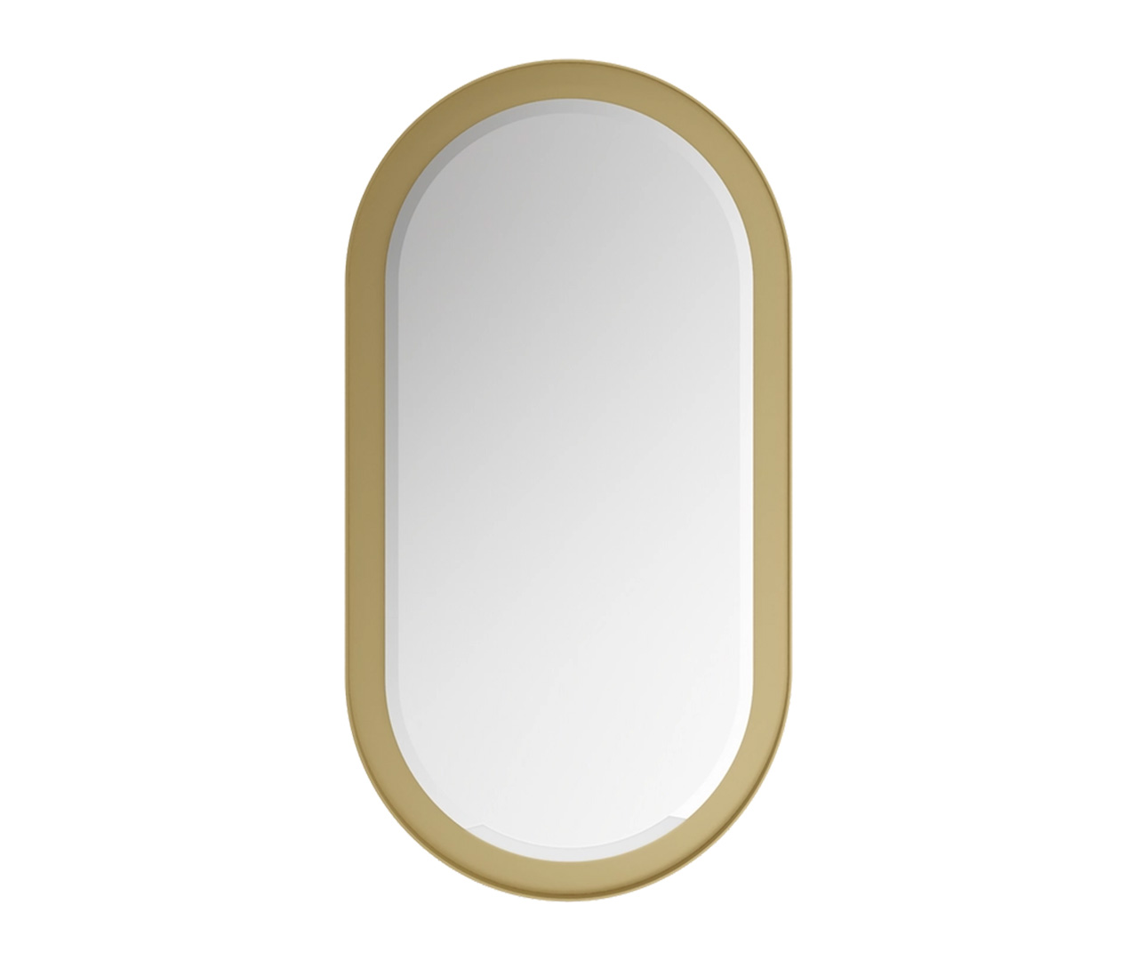 Gold Oval Mirror