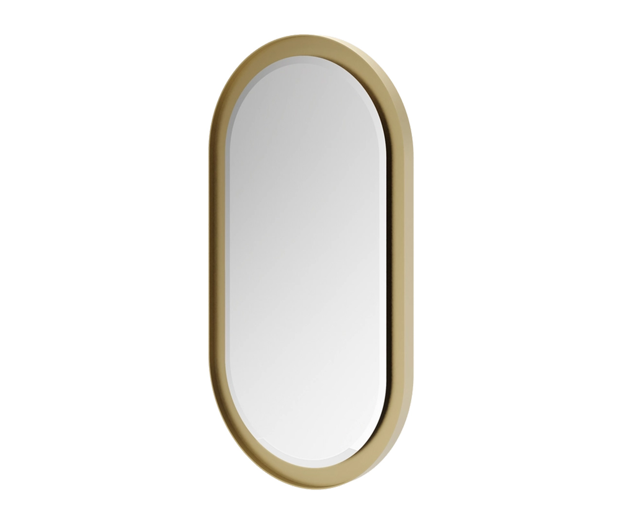 Gold Oval Mirror