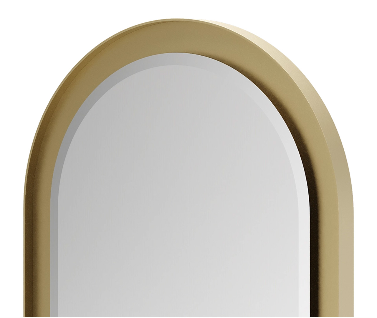 Gold Oval Mirror