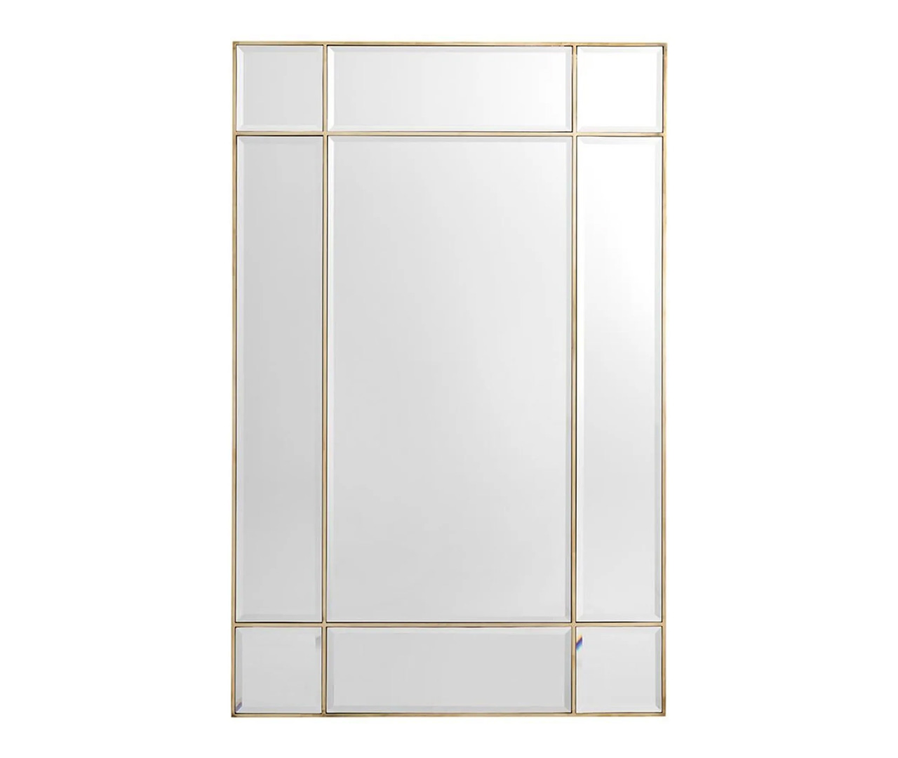 Gold Rectangular Mirror