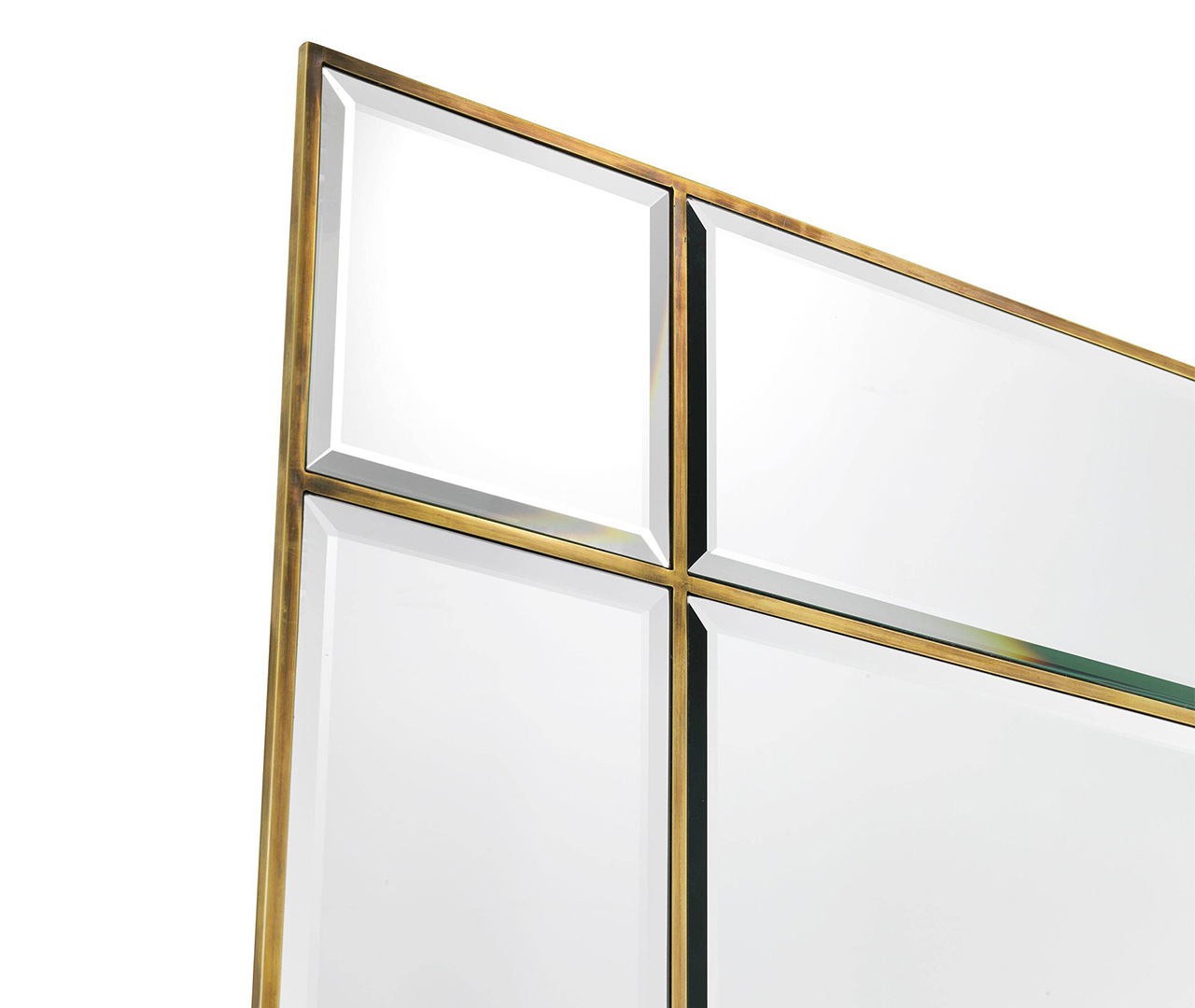 Gold Rectangular Mirror