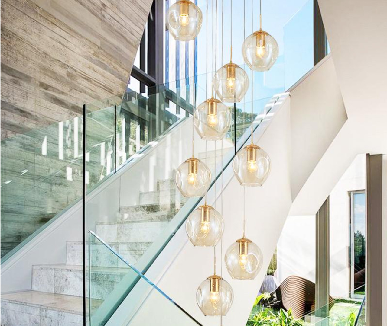 Glass Globes Pendant Lighting