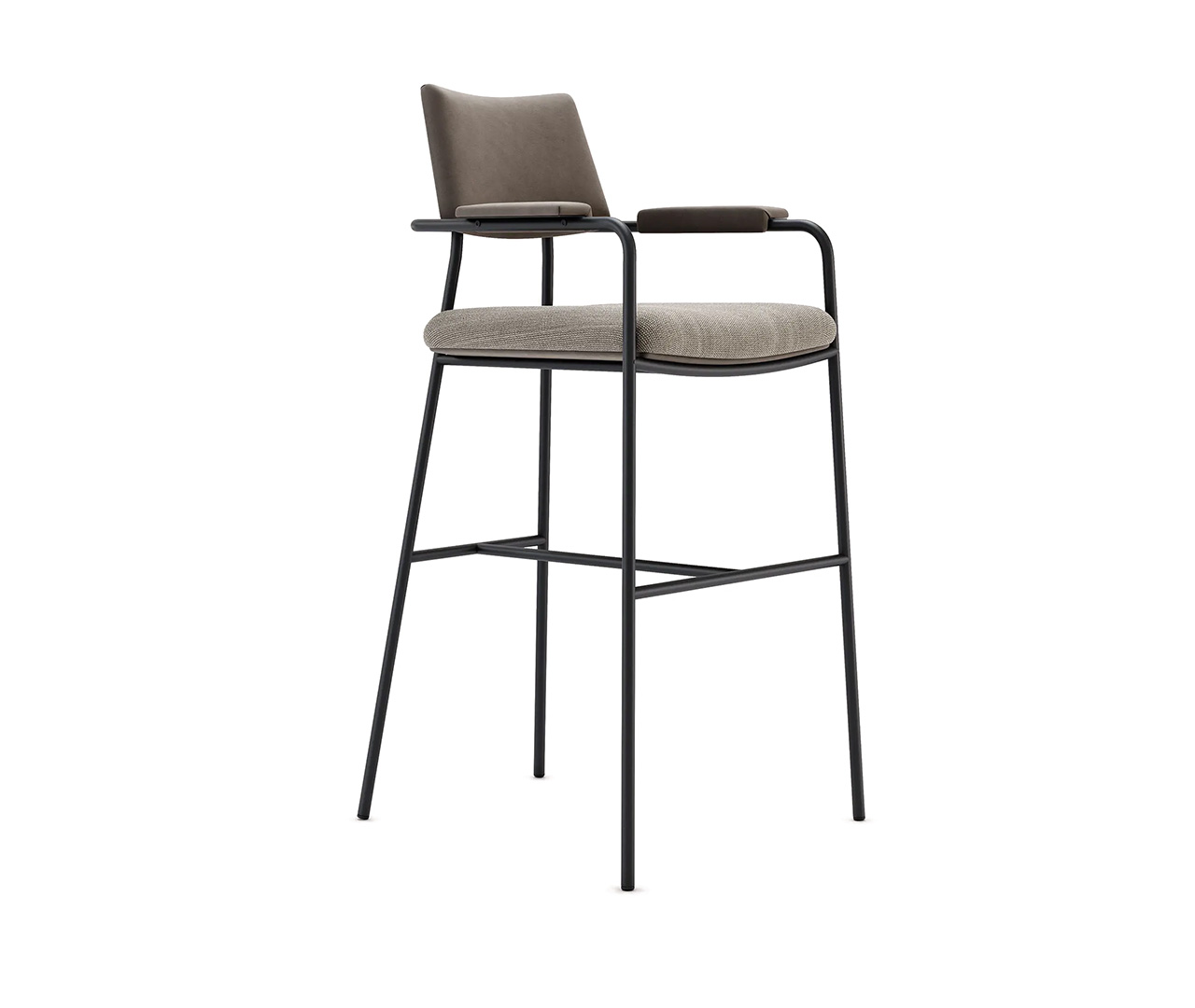 Modern Stainless Steel Bar Stool