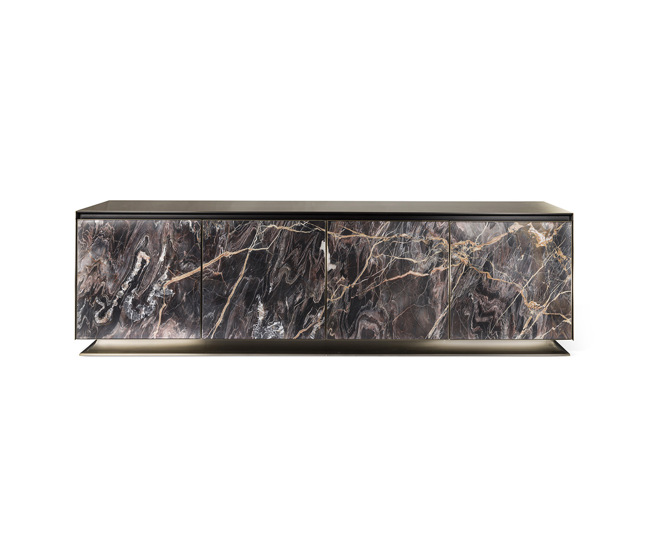 Marble Doors Black Buffet