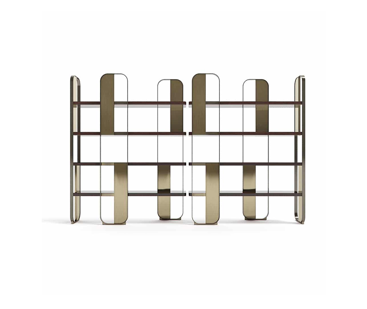 Modern Wooden Shelving Unit