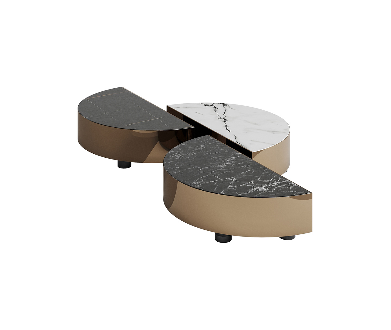 Oval Marble Coffee Table