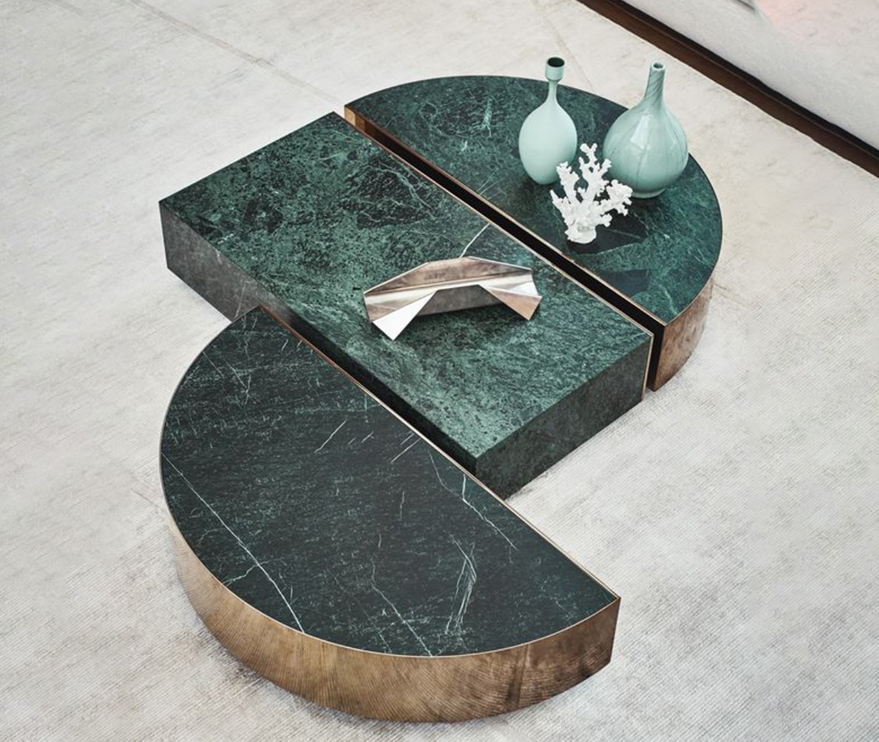 Oval Marble Coffee Table