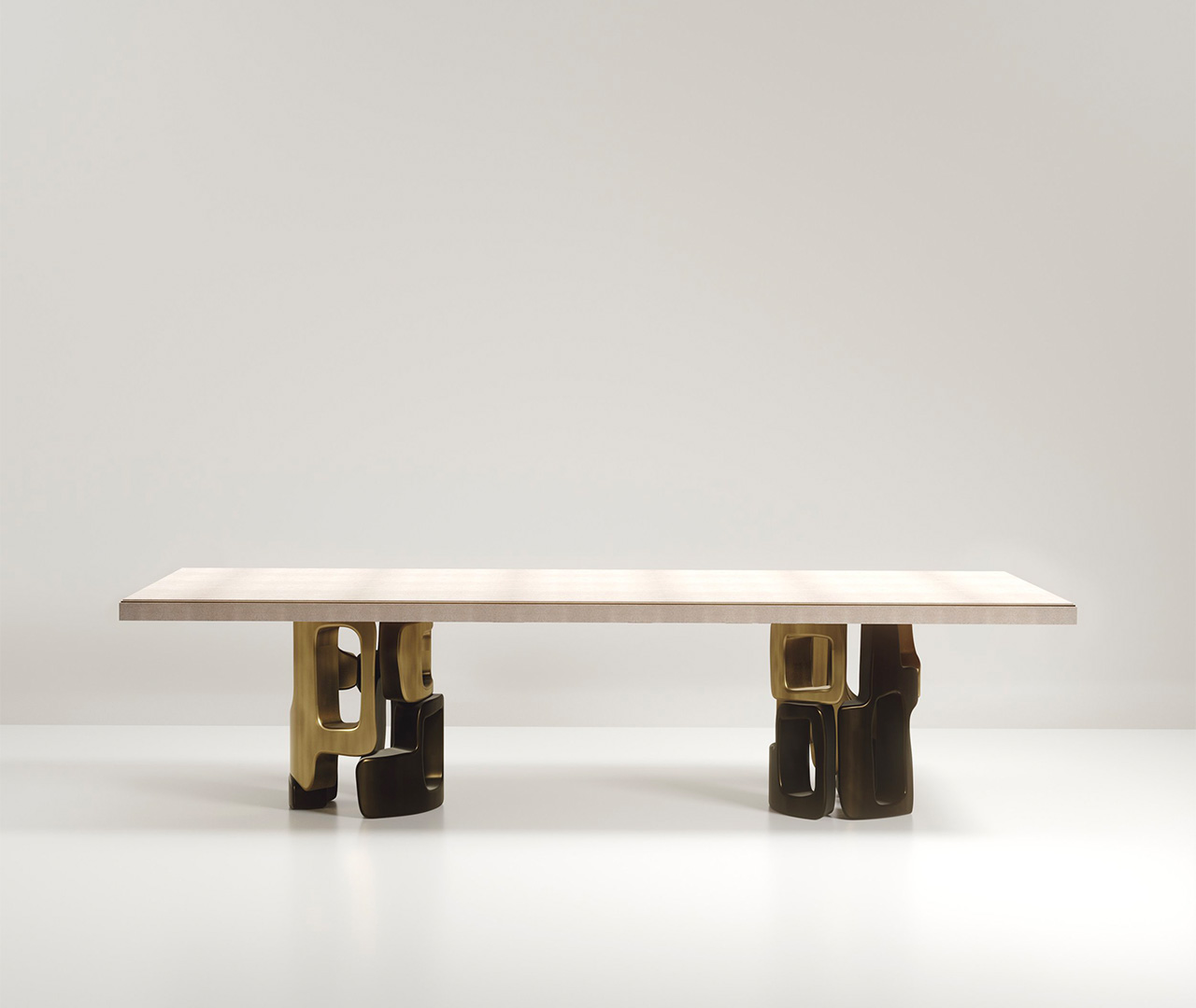 Sculptural Base Dining Table