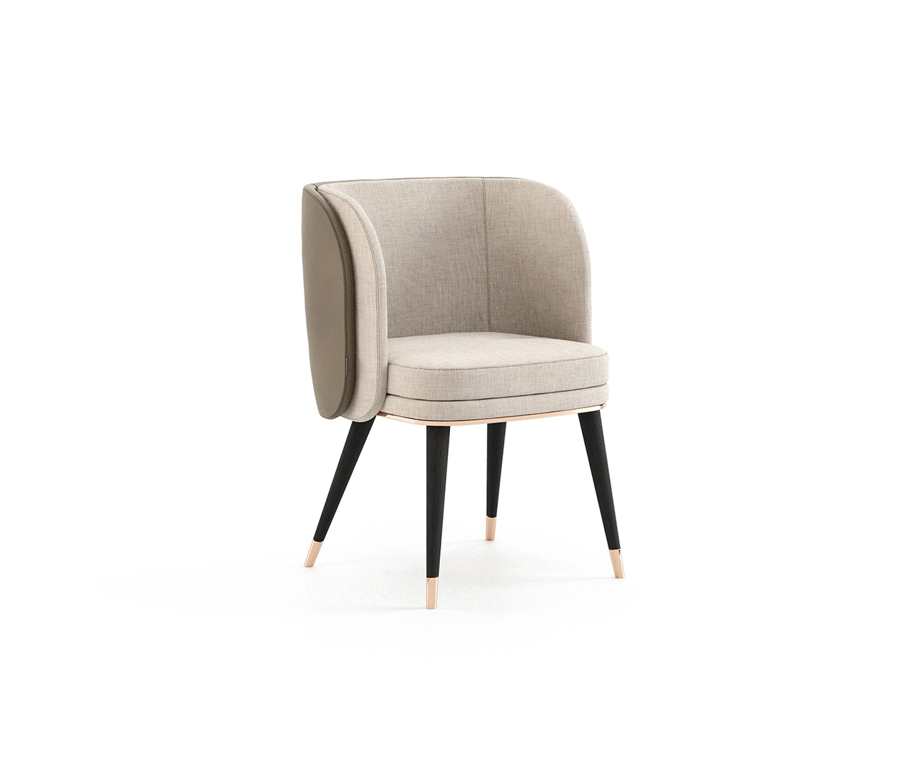 Modern Beige Dining Chair