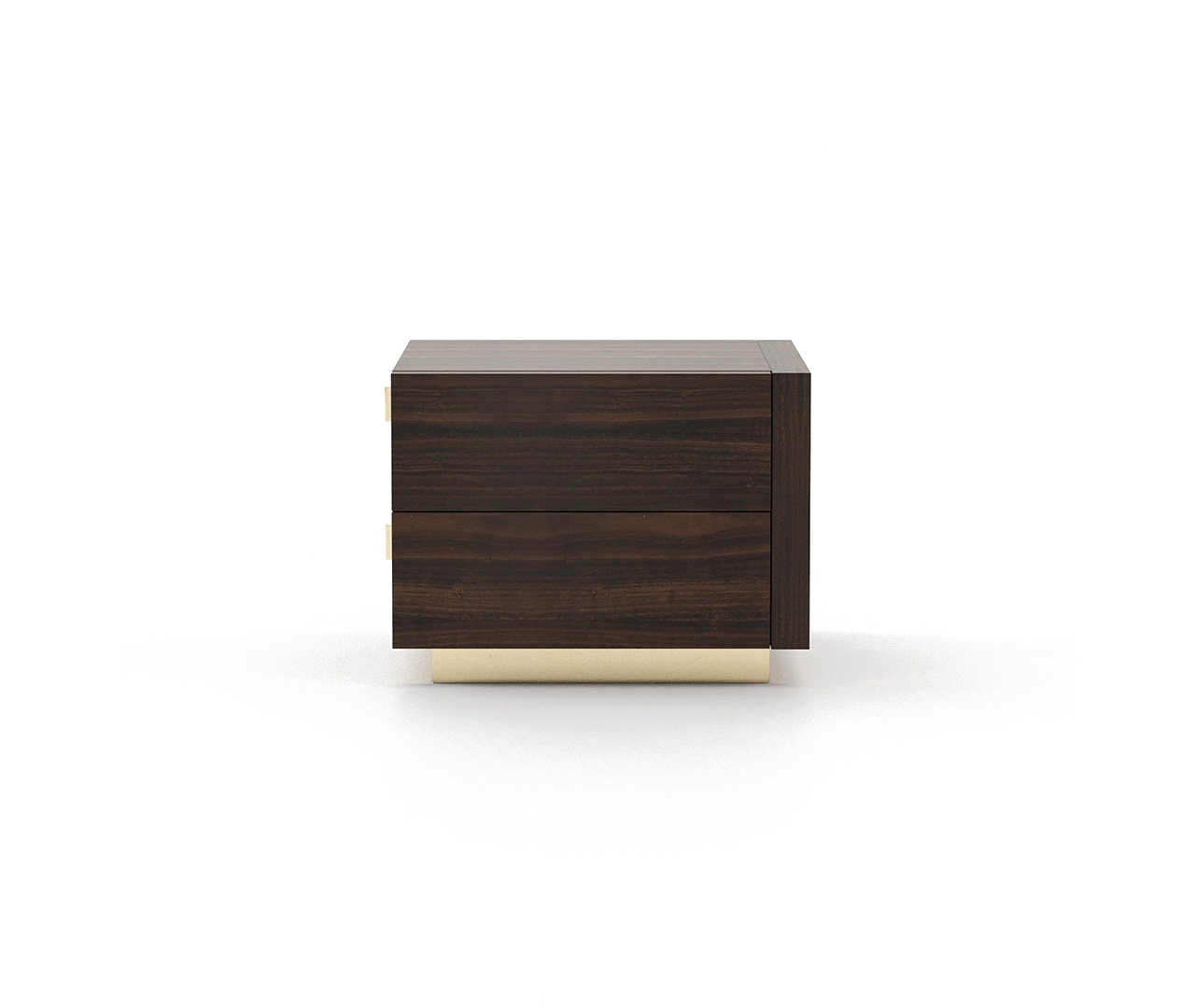 Cube Wooden Bedside Table