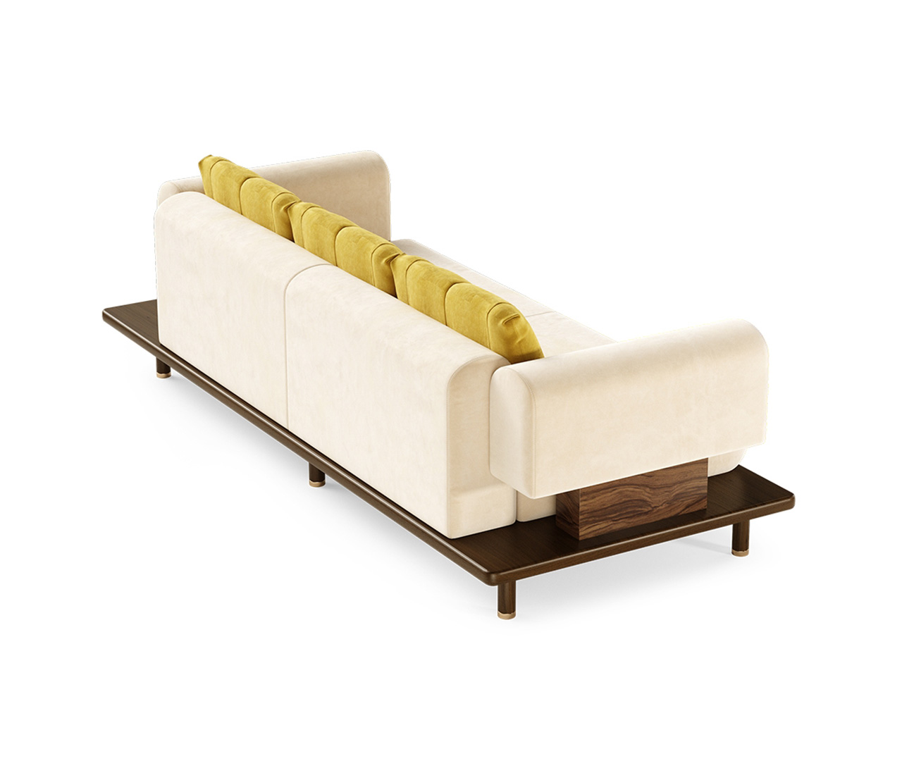 Wooden Base Sofa