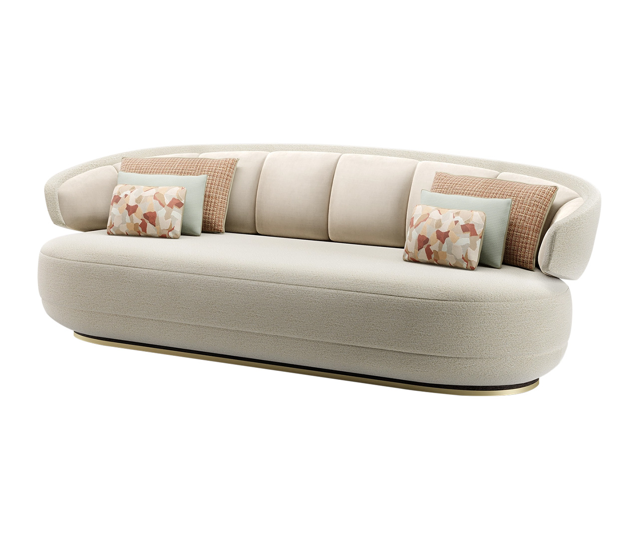 Round Upholster Sofa