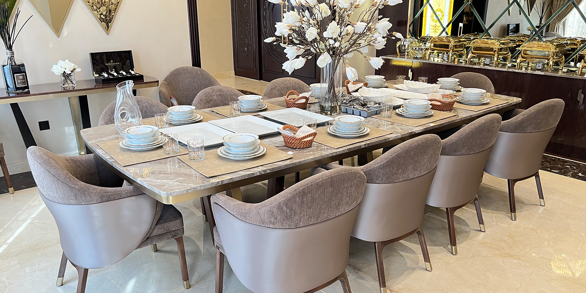 BOLD's Luxurious Dining Table Design in Dubai