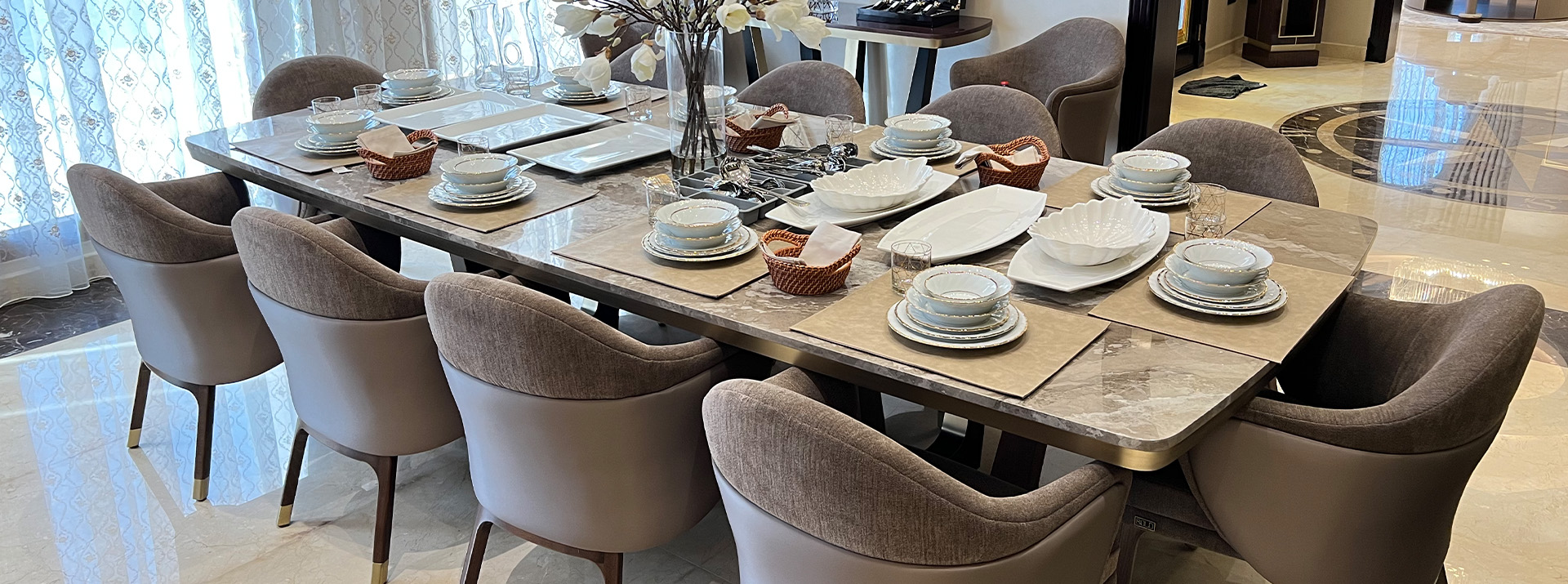 BOLD's Luxurious Dining Table Design in Dubai