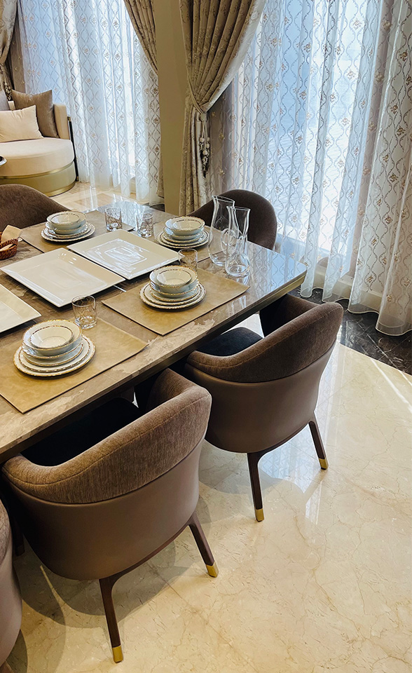 BOLD's Luxurious Dining Table Design in Dubai